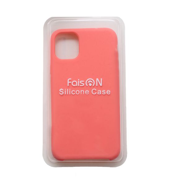 Чехол силиконовый FaisON для APPLE iPhone XI Pro Max, №42, Silicon Case, тонкий, непрозрачный, матовый, цвет: розовый-1