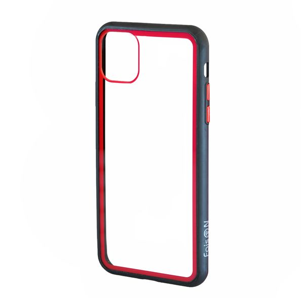 Накладка задняя FaisON для APPLE iPhone XI Pro Max, F06, imagine, пластик, глянцевый, силиконовые края, цвет: чёрный-1