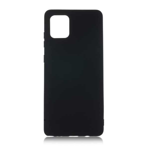 Чехол силиконовый FaisON для HUAWEI P40 Lite , Soft Matte, тонкий, непрозрачный, матовый, цвет: чёрный-1