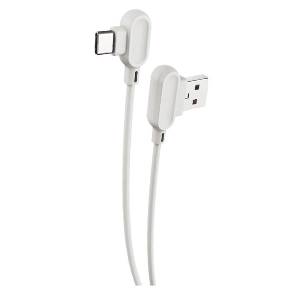 Кабель USB - Type-C FaisON FS-K-1053 Game, 1.0м, круглый, 2.0A, силикон, цвет: белый-1