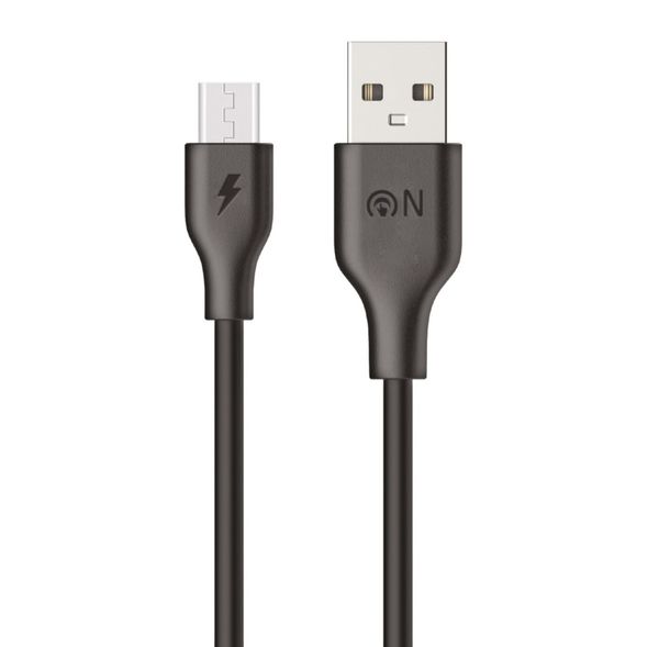 Кабель USB - микро USB FaisON FS-K-486 Sync, 2.0м, круглый, 2.1A, силикон, цвет: чёрный-1