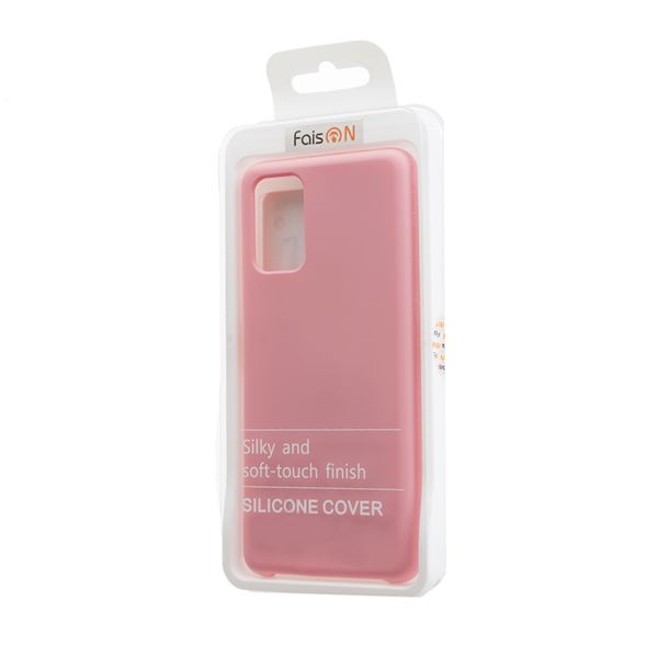 Чехол силиконовый FaisON для HUAWEI Honor 9A, №06, Silicon Case, тонкий, непрозрачный, матовый, цвет: розовый-3