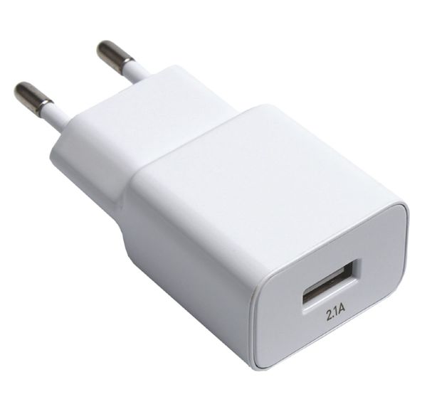 Блок питания сетевой 1 USB FaisON, FS-Z-443, Classic, 2100mA, пластик, цвет: белый-1
