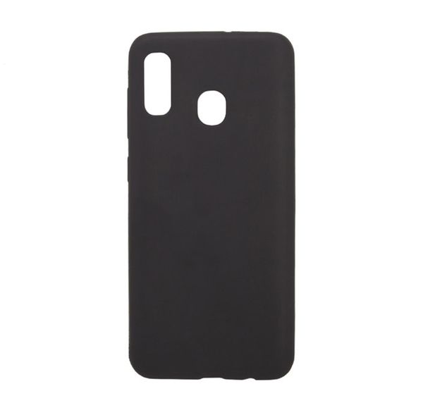 Чехол силиконовый FaisON для HUAWEI P Smart Z, Matte, тонкий, непрозрачный, матовый, цвет: чёрный-1