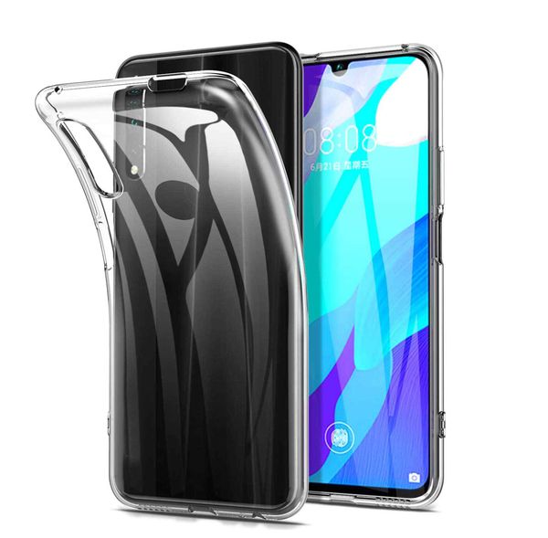 Чехол силиконовый FaisON для HUAWEI Y8S, Light, тонкий, прозрачный, глянцевый-1