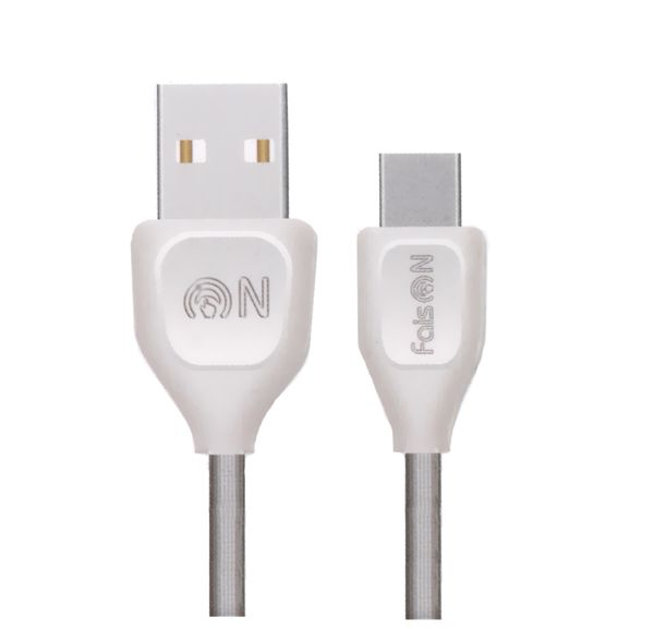 Блок питания сетевой 2 USB FaisON, HUT-70, Energy ball, 2100mA, пластик, кабель Type-C, цвет: белый-2