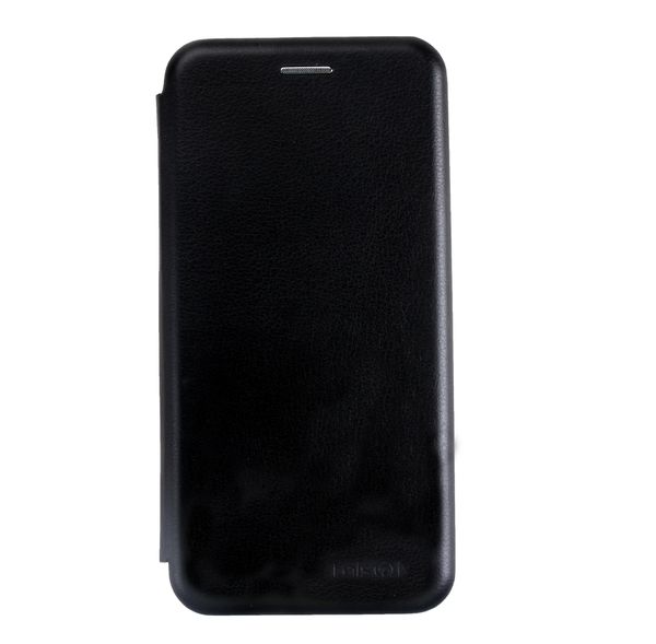 Чехол-книжка FaisON для HUAWEI Honor 10 Lite, PREMIUM, экокожа, с силиконовым креплением, на магните, цвет: чёрный-1