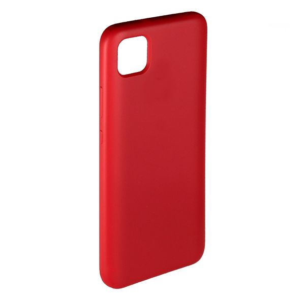Чехол силиконовый FaisON для HUAWEI P40, №14, Silicon Case, тонкий, непрозрачный, матовый, цвет: красный-1