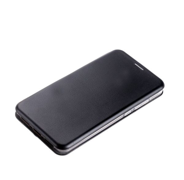 Чехол-книжка FaisON для APPLE iPhone 12 Mini, PREMIUM, CA-17, экокожа, с силиконовым креплением, на магните, цвет: чёрный-2