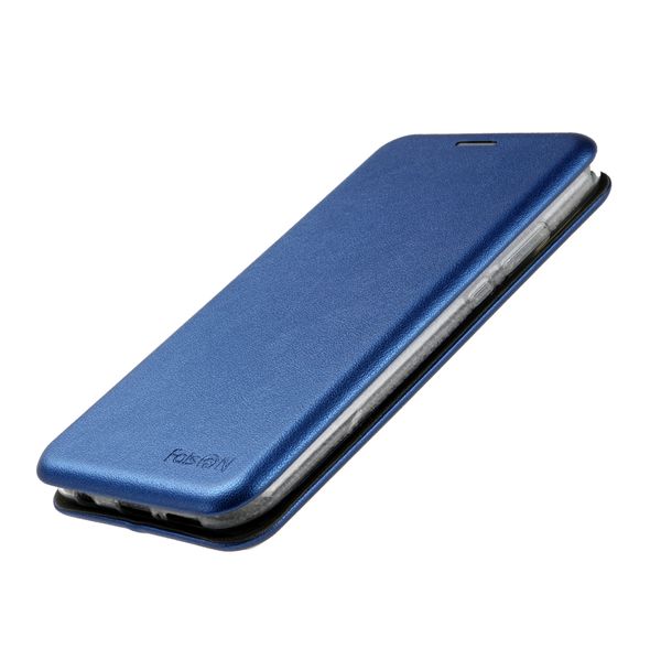 Чехол-книжка FaisON для XIAOMI Mi CC9, PREMIUM, CA-17, экокожа, с силиконовым креплением, на магните, цвет: синий-2