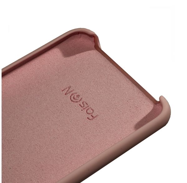 Чехол силиконовый FaisON для HUAWEI Nova 6 SE/ P40 Lite/ Nova 7i, №06, Silicon Case, тонкий, непрозрачный, матовый, цвет: светло-розовый-2