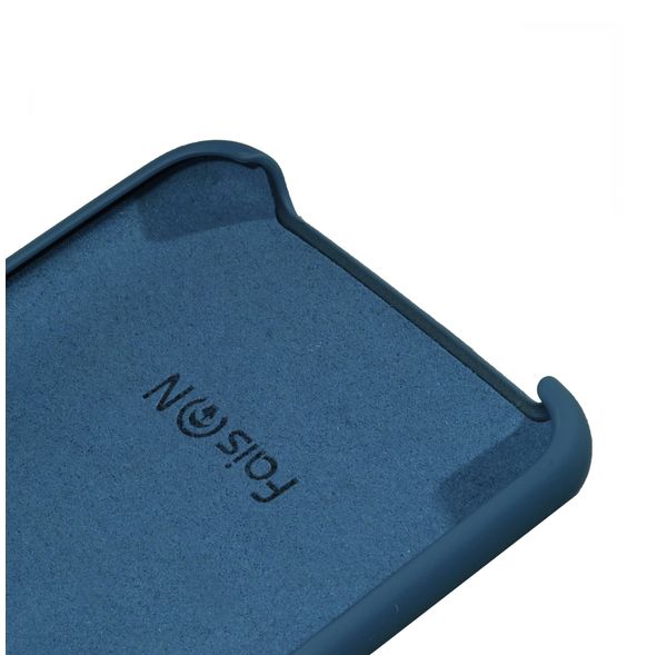 Чехол силиконовый FaisON для HUAWEI P SMART 2020/Nova Lite3 Plus, №20, Silicon Case, тонкий, непрозрачный, матовый, цвет: тёмный, синий-2