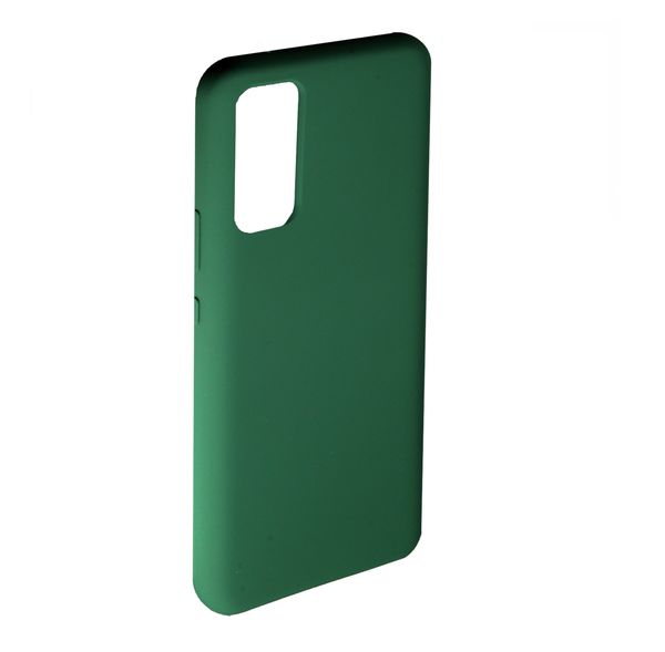 Чехол силиконовый FaisON для HUAWEI Honor 30, №44, Silicon Case, тонкий, непрозрачный, матовый, цвет: тёмно-зелёный-1