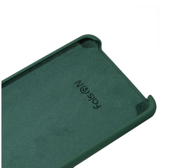 Чехол силиконовый FaisON для HUAWEI Honor 30, №44, Silicon Case, тонкий, непрозрачный, матовый, цвет: тёмно-зелёный-2
