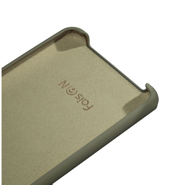 Чехол силиконовый FaisON для HUAWEI Nova 6 SE/ P40 Lite/ Nova 7i, №07, Silicon Case, тонкий, непрозрачный, матовый, цвет: лавандовый, серый-2