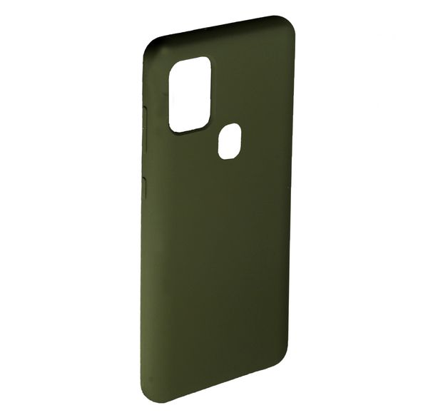 Чехол силиконовый FaisON для HUAWEI Honor 9A, №41, Silicon Case, тонкий, непрозрачный, матовый, цвет: тёмный, оливковый-1