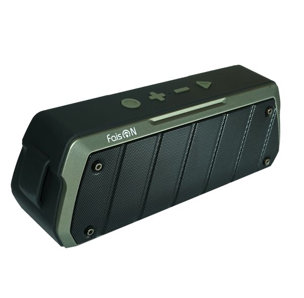 Колонка портативная FaisON, SPNR-5000, пластик, Bluetooth, FM, TF,  TWS, USB, AUX, цвет: чёрный-1