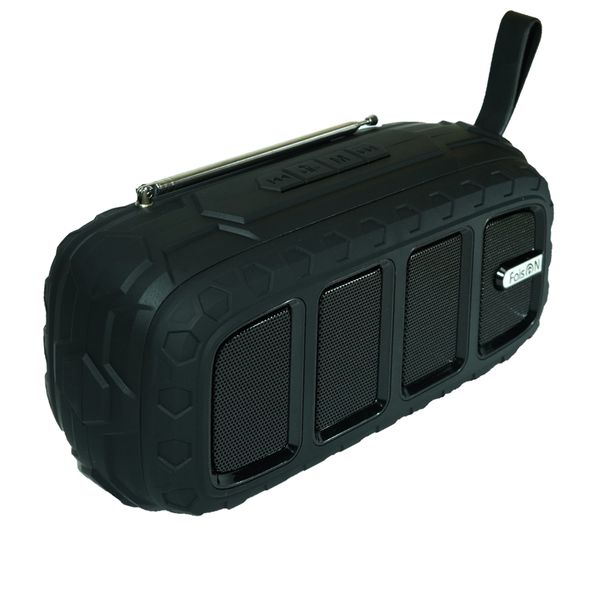 Колонка портативная FaisON, SPNR-5018fm, пластик, Bluetooth, FM, TF,  TWS, USB, AUX, цвет: чёрный-1