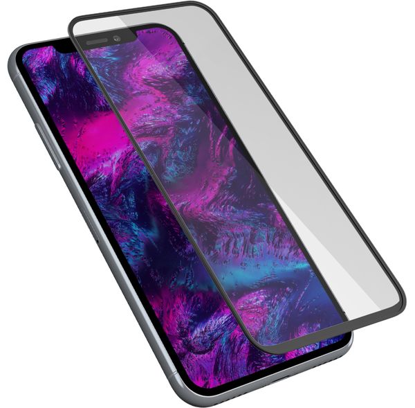 Стекло защитное FaisON для XIAOMI Redmi Note9 Pro/Note9 MAX/Note 9S, 0.33 мм, 11D, глянцевое, полный клей, цвет: чёрный-2