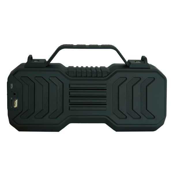 Колонка портативная FaisON, SPNR-4500, Shield, пластик, Bluetooth 5.0, FM, TF, SD, TWS, USB, AUX, цвет: чёрный, в техпаке*-2