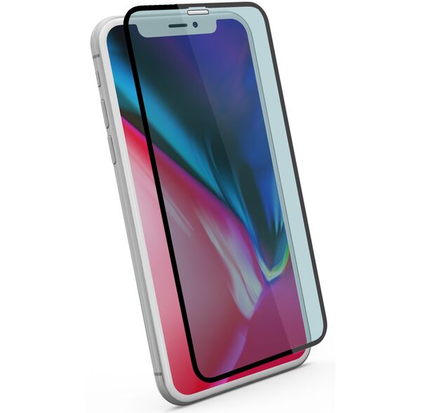 Стекло защитное FaisON для APPLE iPhone X/XS/XI Pro, GL-24, Ceramic Matte, Anti-Blue, 0.4 мм, 2.5D, матовый, полный клей, цвет: чёрный, в техпаке*-2