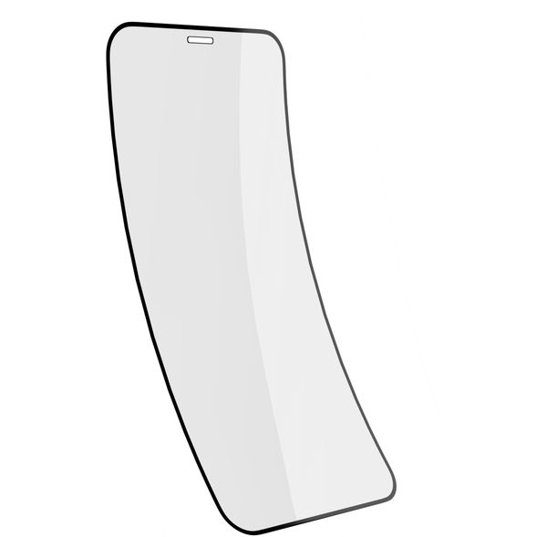 Стекло защитное FaisON для SAMSUNG Galaxy M11, GL-03, Anti-shock Ceramic Matte, матовый, полный клей, цвет: чёрный, мятая упаковка-2