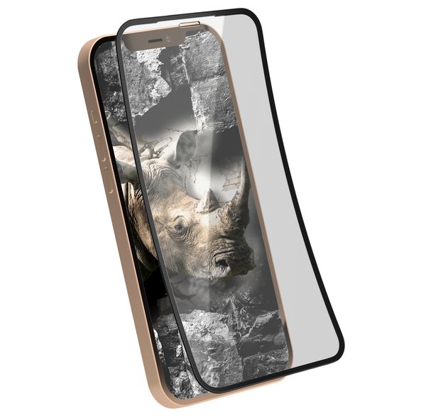 Стекло защитное FaisON для SAMSUNG Galaxy A01 Core/ M01 Core, GL-02, Anti-shock Ceramic, 0.33 мм, глянцевое, полный клей, цвет: чёрный, мятая упаковка-2